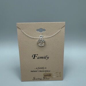 Sterling Silver Family Tree Necklace